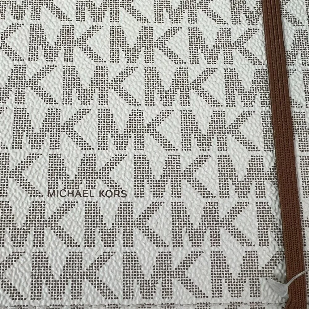 Michael Kors Notebook/Planner and Pencil Case Box Set Monogram Gold-tone Logo